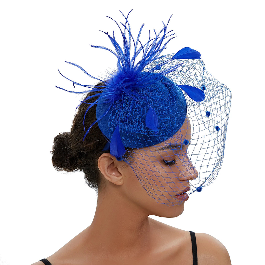 Fascinating Fishnet Veil Hat