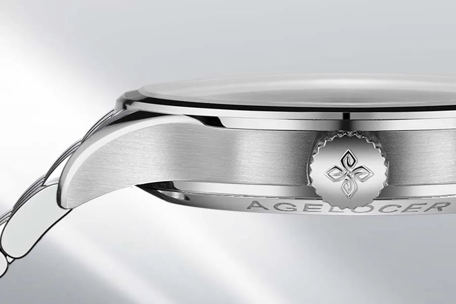 Classic Steel Strap Mechanical Watch