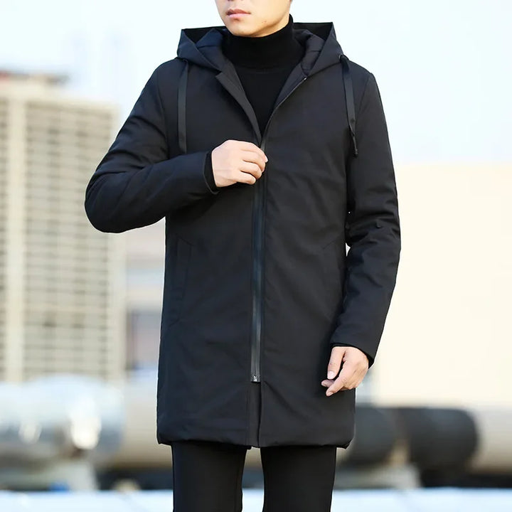 Stylish Thicken Long Hooded Coat