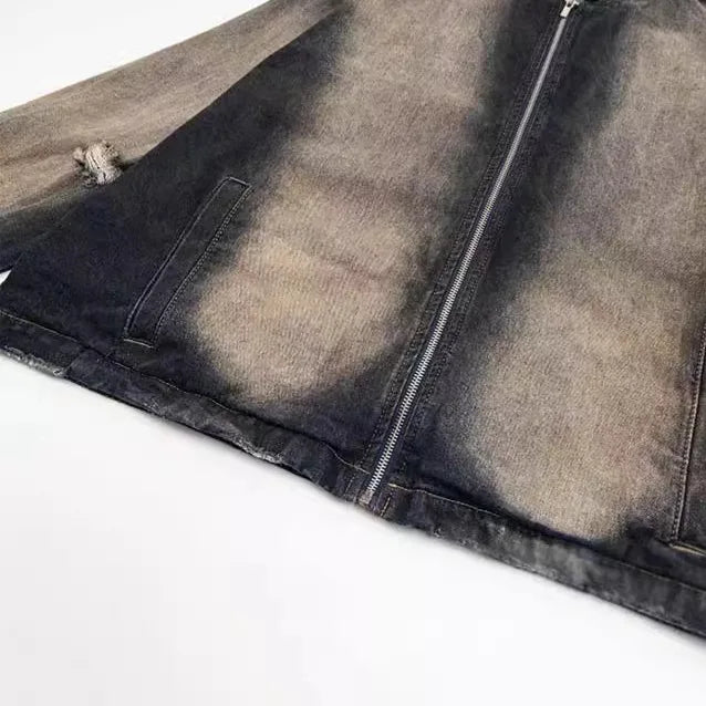 Hip Hop Oversized Denim Jeans Jacket