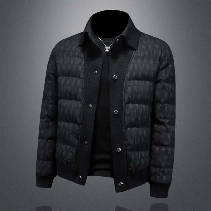 Fashionable Long Sleeve Down Fill Jacket