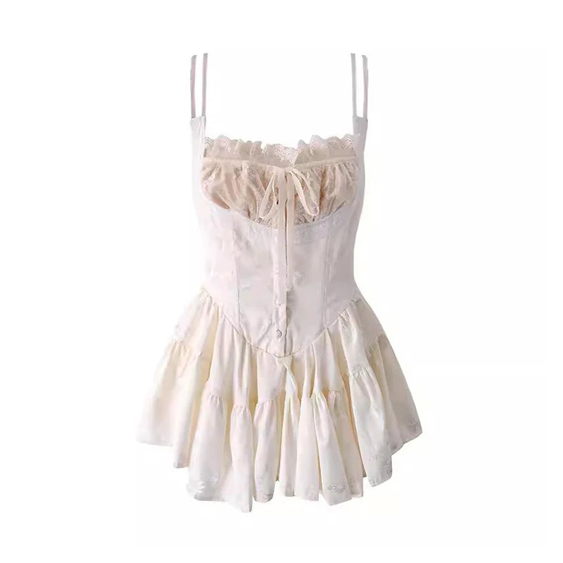 Retro Jacquard Cami Rompers