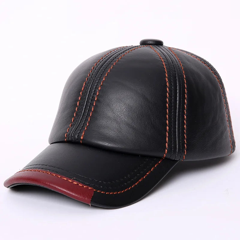 Gorgeous Genuine Leather Sports Cap