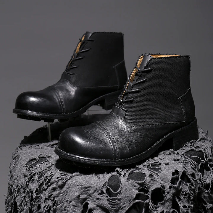 Majestic High-Top Calf Leather Boots