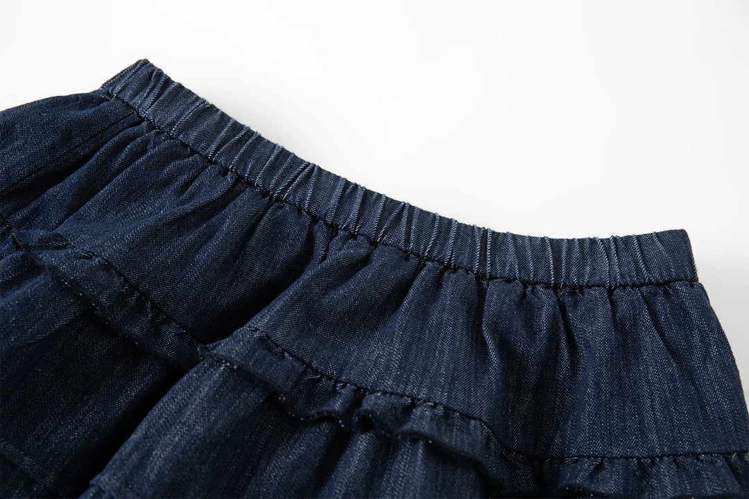 Stylish Retro Ruffled Mini Skirt