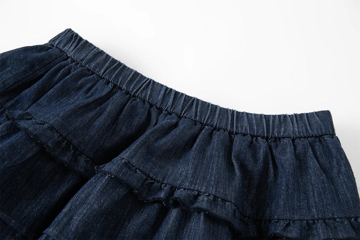 Stylish Retro Ruffled Mini Skirt