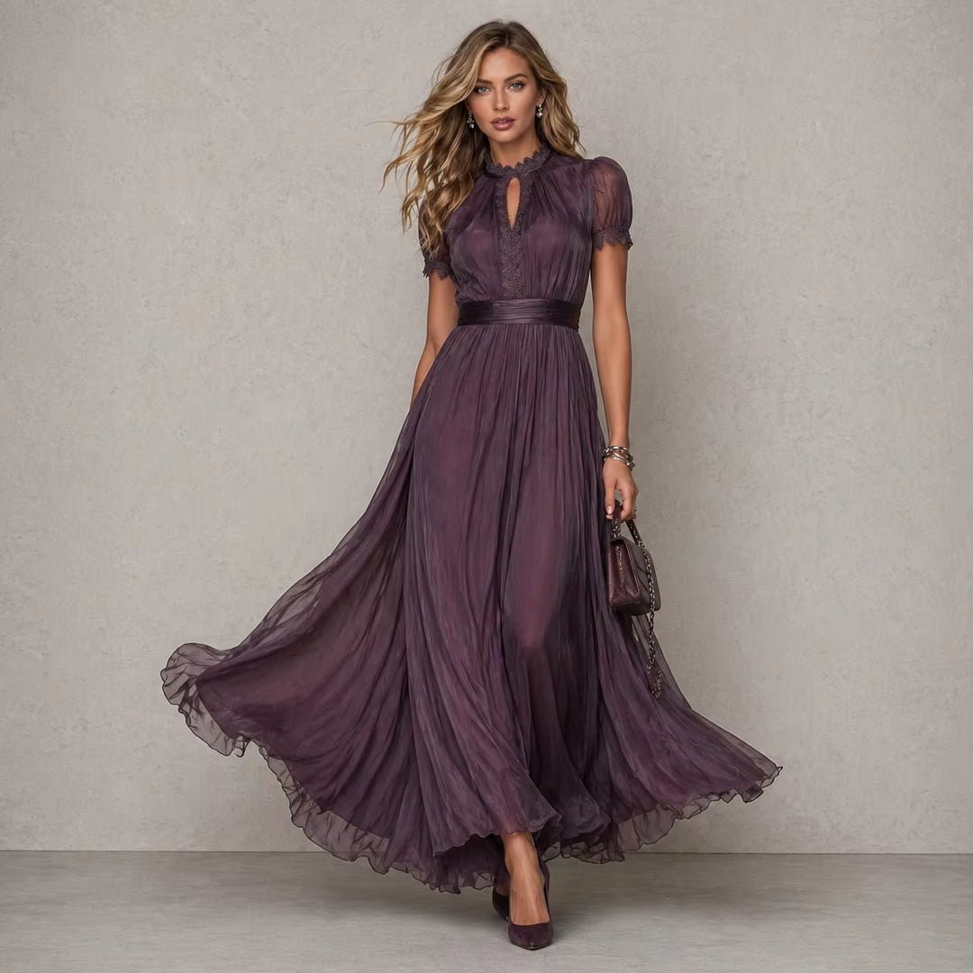 Lovely Flowy Cinched Waist Dress