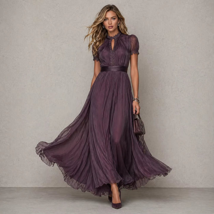 Lovely Flowy Cinched Waist Dress
