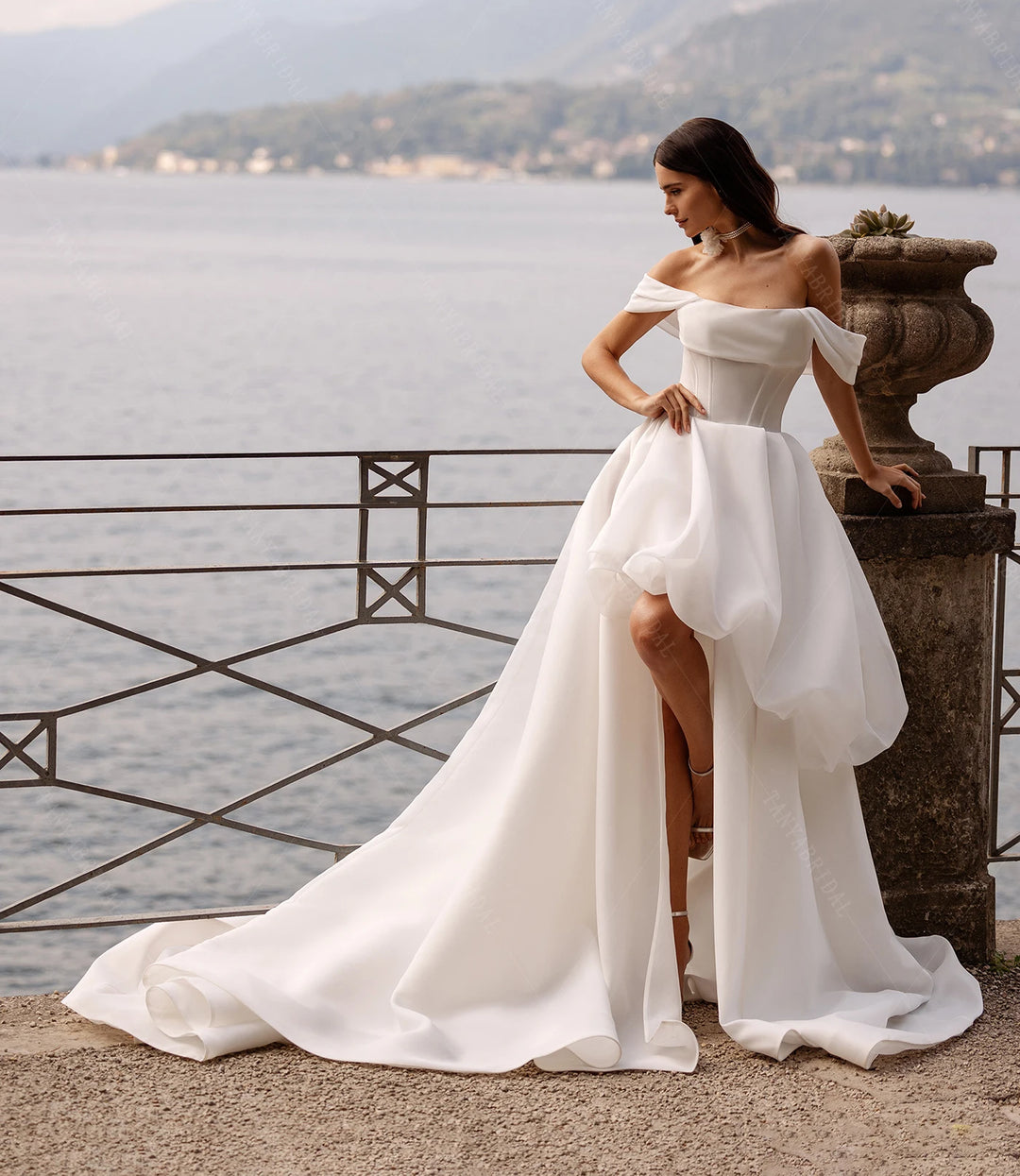Delicate Organza Satin Bridal Dress