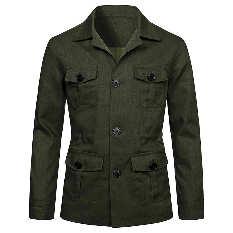 Stylish Multi-Pockets Cargo Jacket