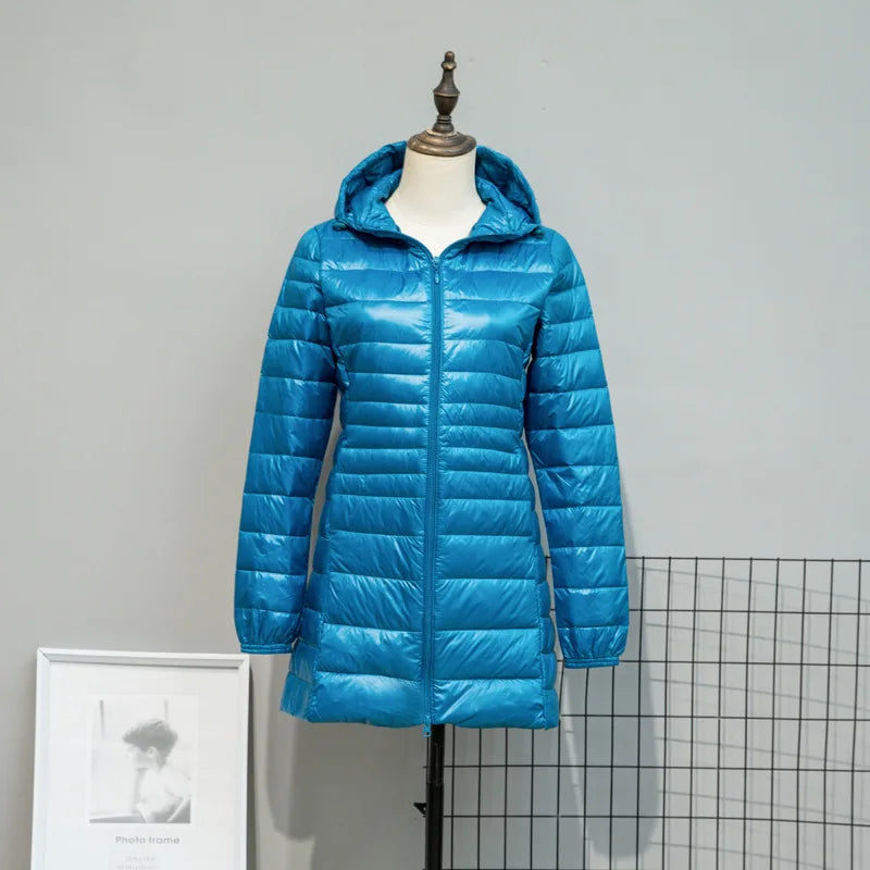 Fancy Warm Puffer Down Overcoat