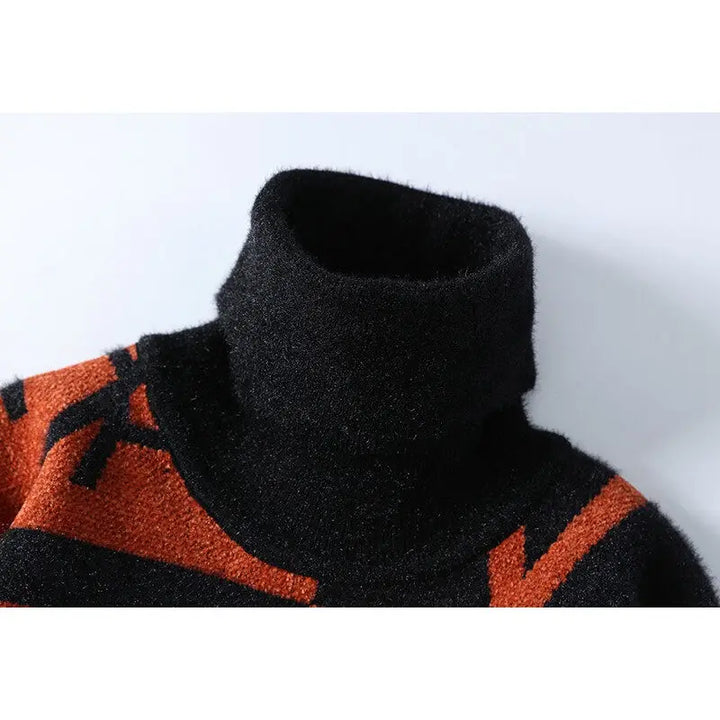 Trendy Turtle Neck Casual Wool Jumper