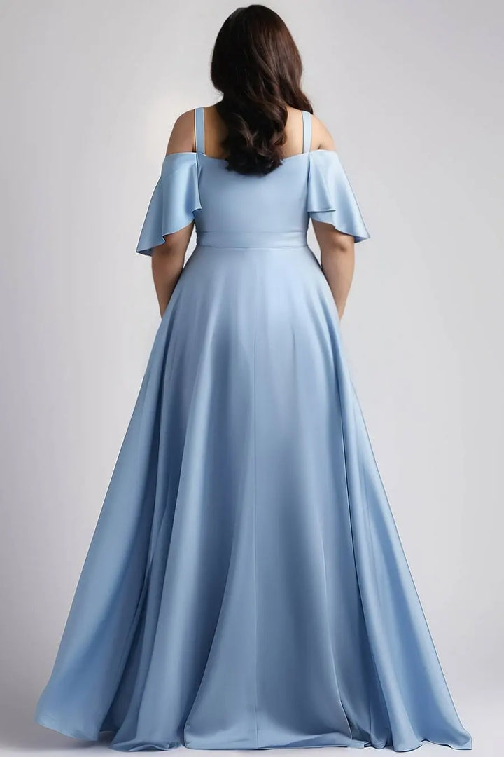 Lovely Drop Sleeves Plus Size Women Dress