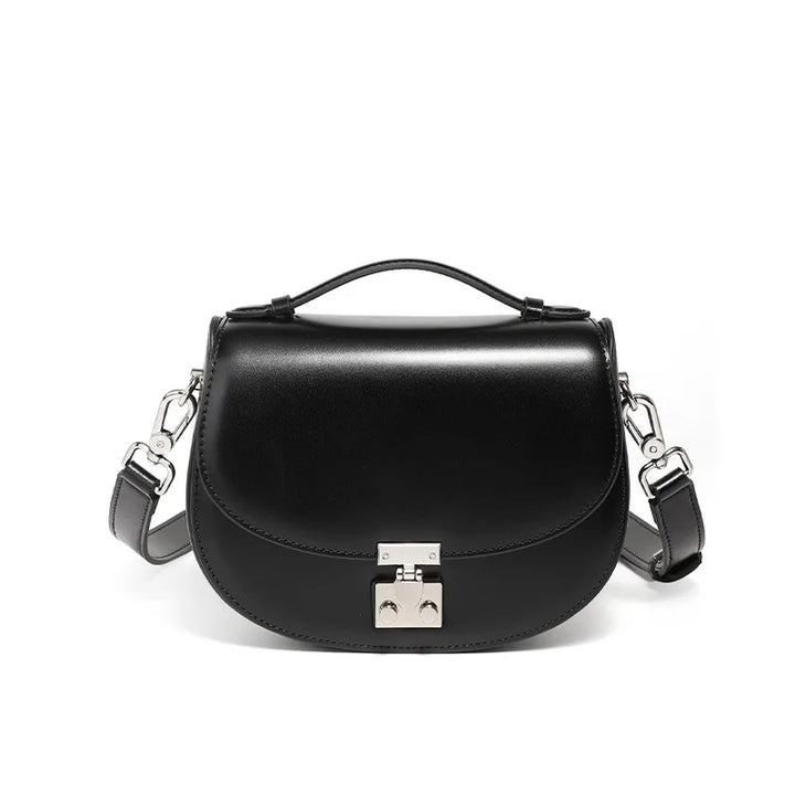 Refined Cowhide Crossbody Bag