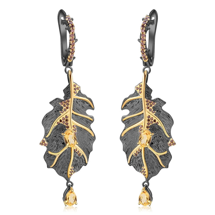 Modish Sterling Silver Drop Earrings