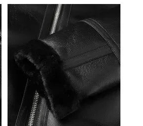 Retro Lamb Fur Women's Motorcycle Jacket