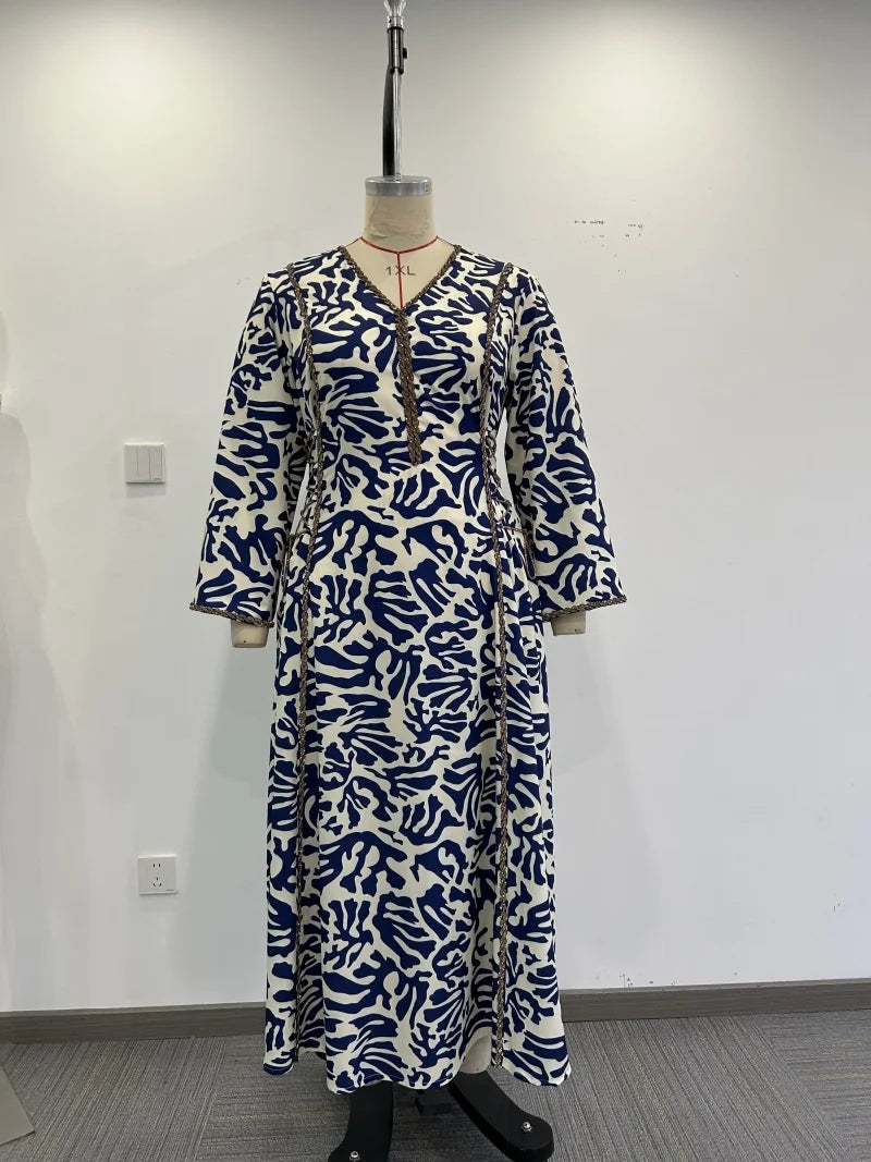 Elegant Diamond-Encrusted Maxi Dress