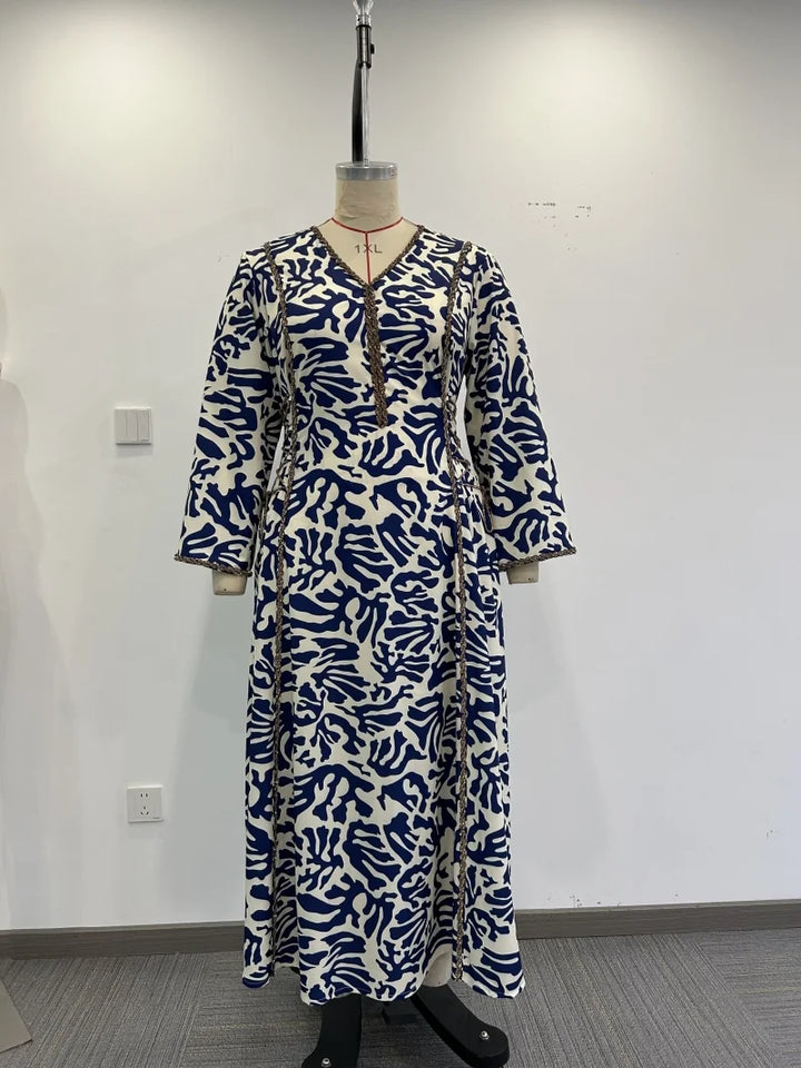 Elegant Diamond-Encrusted Maxi Dress