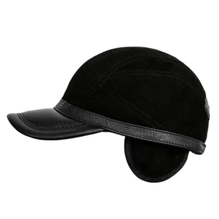 Natural Plush Thickened Warm Baseball Cap