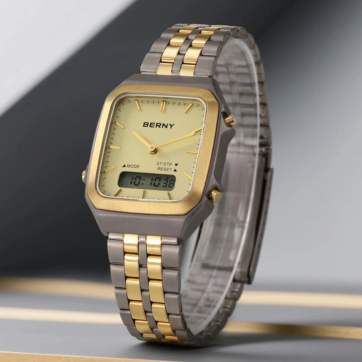 Vintage Square Dial Dashing Quartz Watch