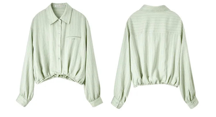 Wraps Striped Linen Shirts