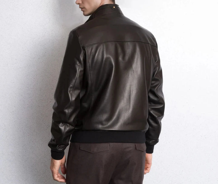 Classic British Fashion Calfskin Jacket