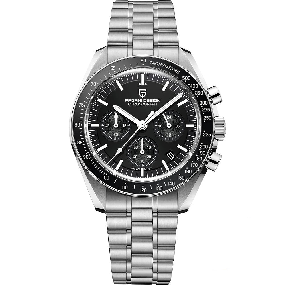 Refined Moon Panda Chronograph Watch