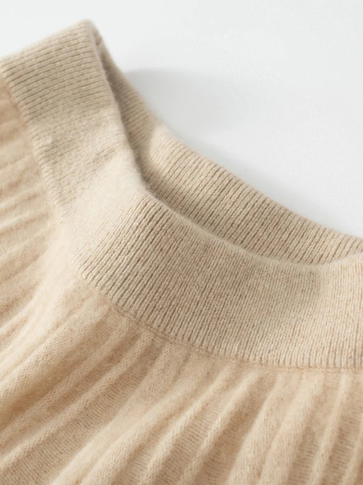 Timeless A-Line Midi Cashmere Skirt