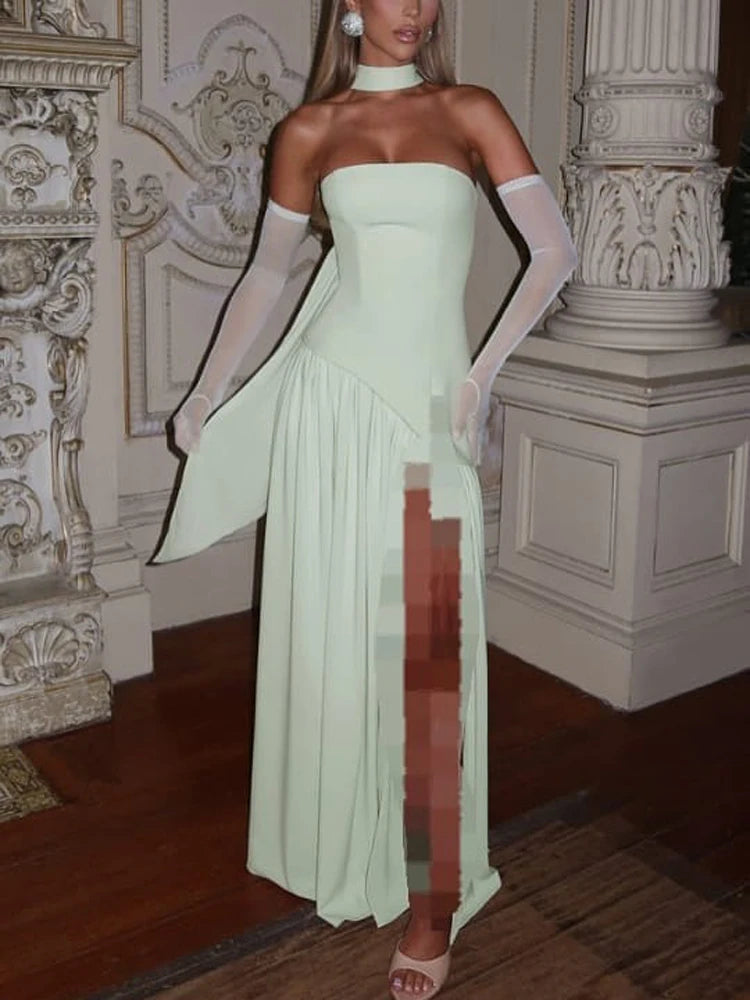 Glamorous High Split Long Dress