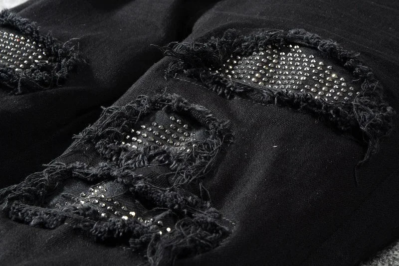 Fashionable Stretch Slim Jeans Pants