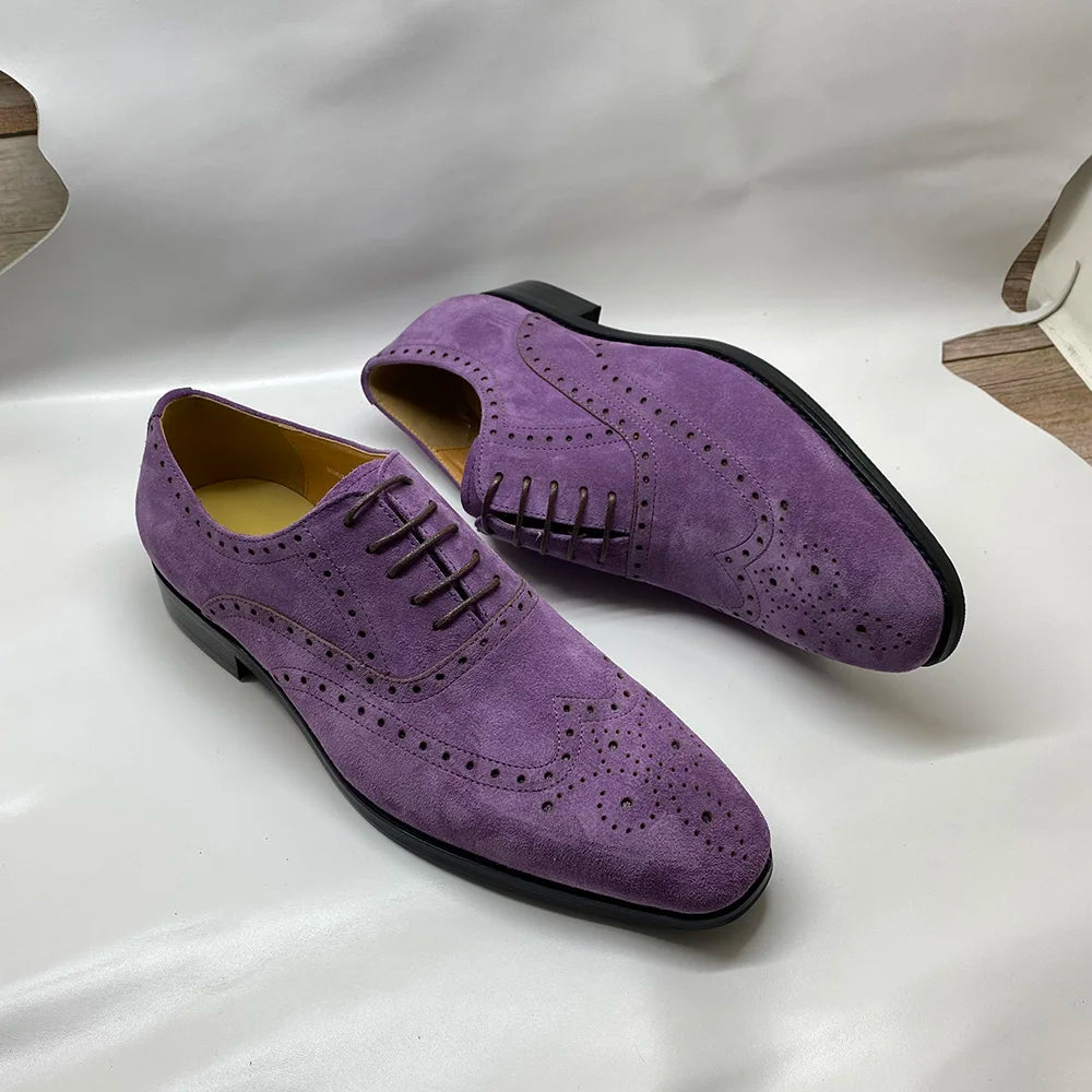 Regal Genuine Suede Leather Brogue