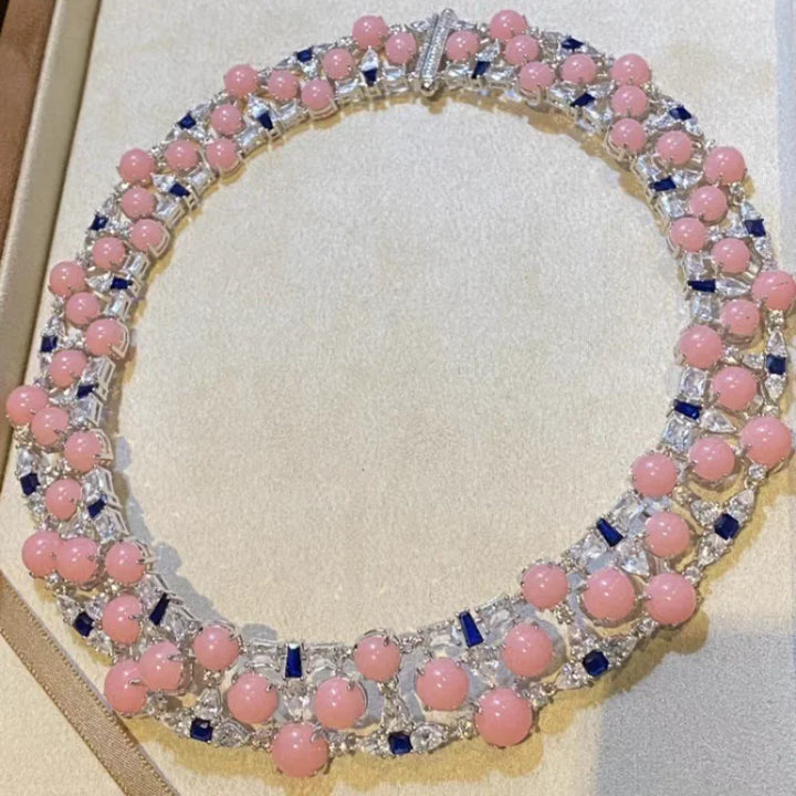 Unique Gemstone Choker Necklace