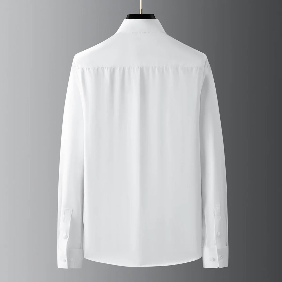 Everyday Luxury Embroidered Dress Shirt