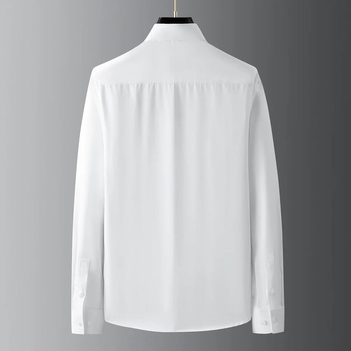 Everyday Luxury Embroidered Dress Shirt