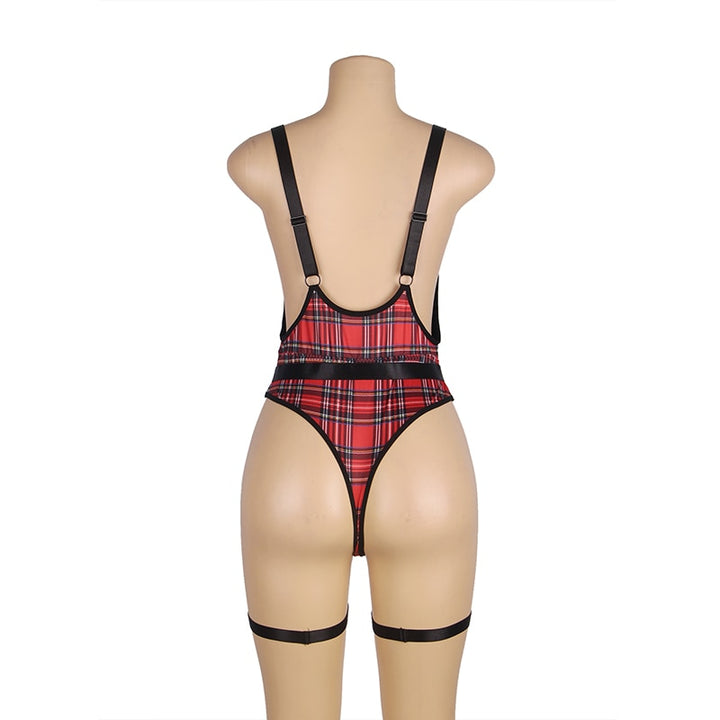 Plaid Cosplay Plus Size Women's Lingerie| All For Me Today