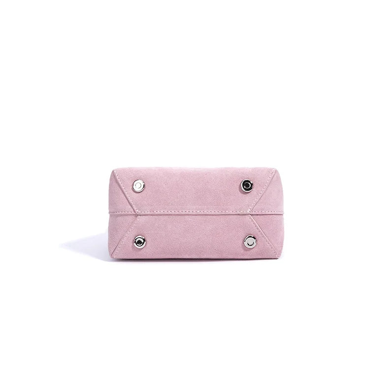 Lovely Frosted Leather Crossbody Bag