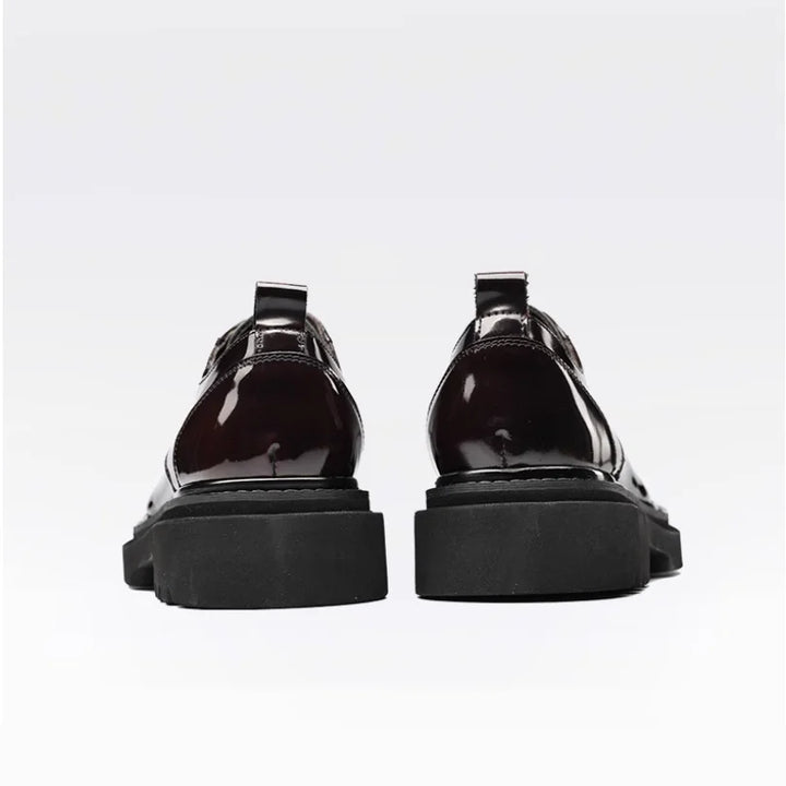 British Business Thick-sole Derby Shoes