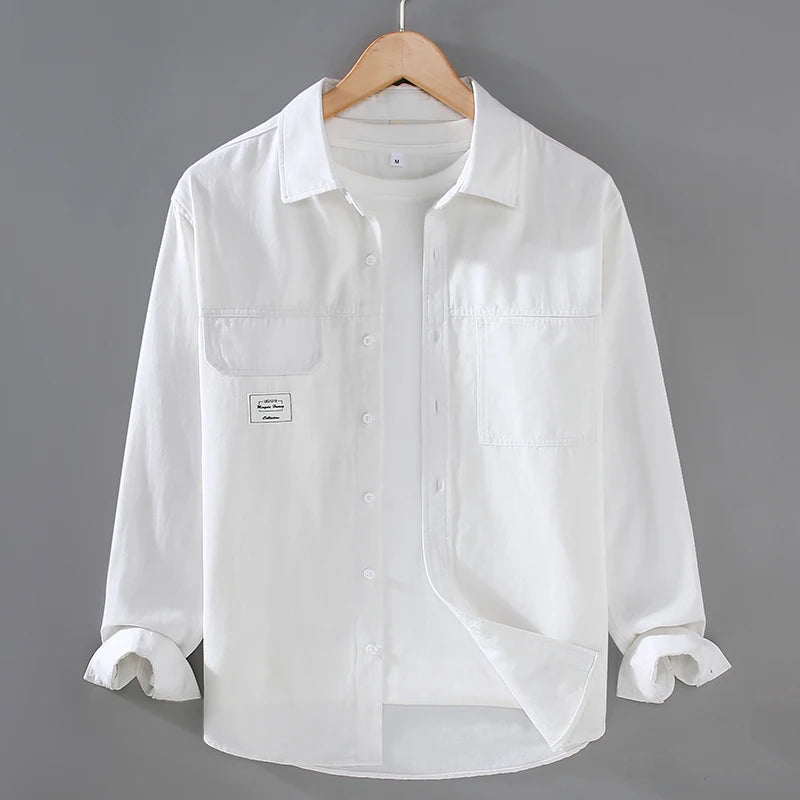 Work Style Pure Cotton Casual Shirt