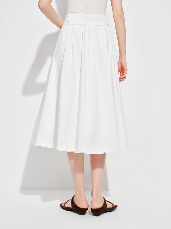 Versatile Mid-High Waist Slimming Skirt