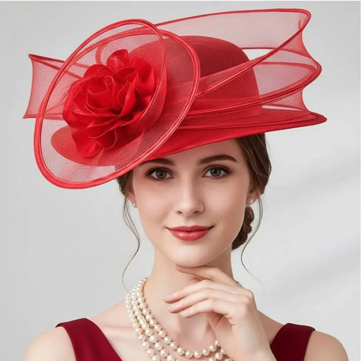 Royal Mesh Veil Hat
