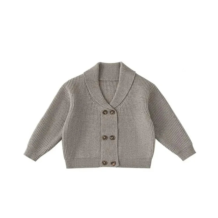 Trendy Cotton Knitted Kid's Cardigan