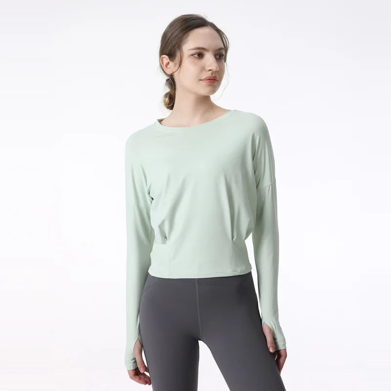 Loose Fit Long Sleeve Yoga Top
