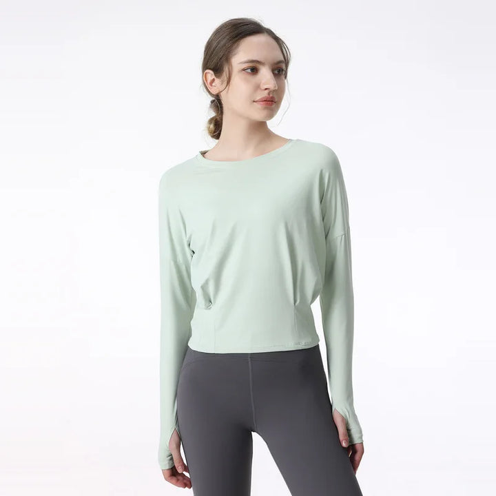 Loose Fit Long Sleeve Yoga Top