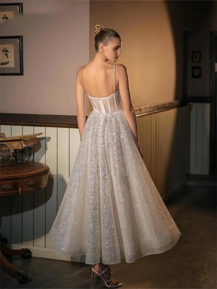 Stunning Glitter A-Line Prom Dress