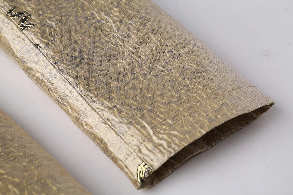 Luxury Covered Button Trench Overcoat