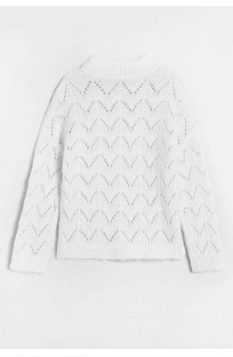 Refined Cashmere Mock Neck Jumper