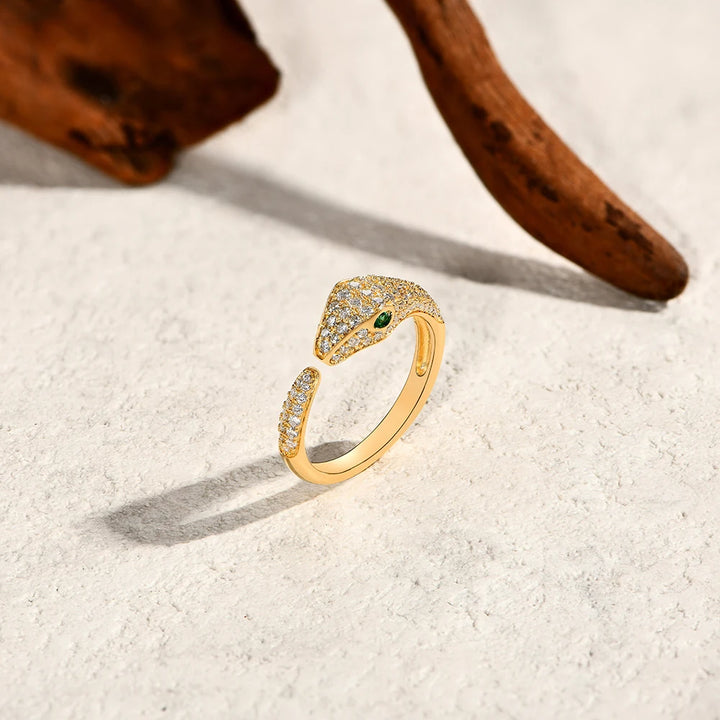 Luxury Gold Plated Moissanite Ring