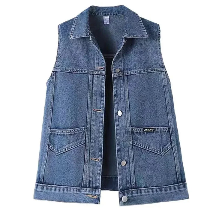 Stylish Loose Denim Jeans Vest