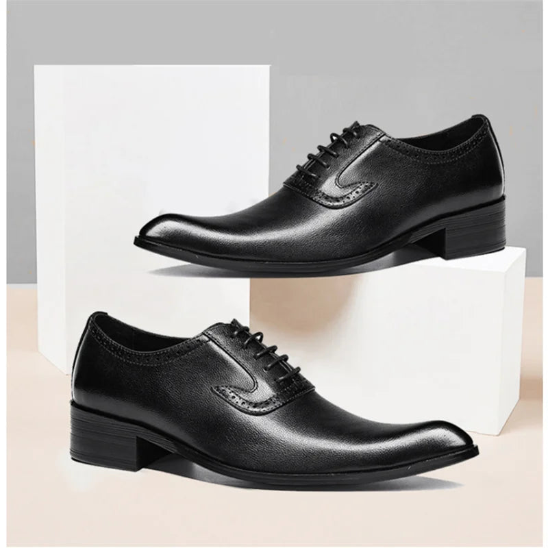 Regal Pointed Toe Leather Dress Shoes