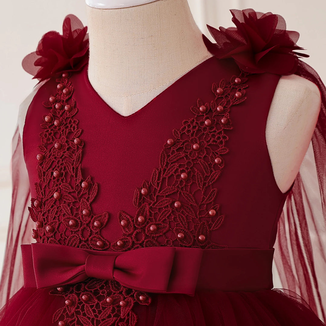 Elegant Bow Tie Party Dress